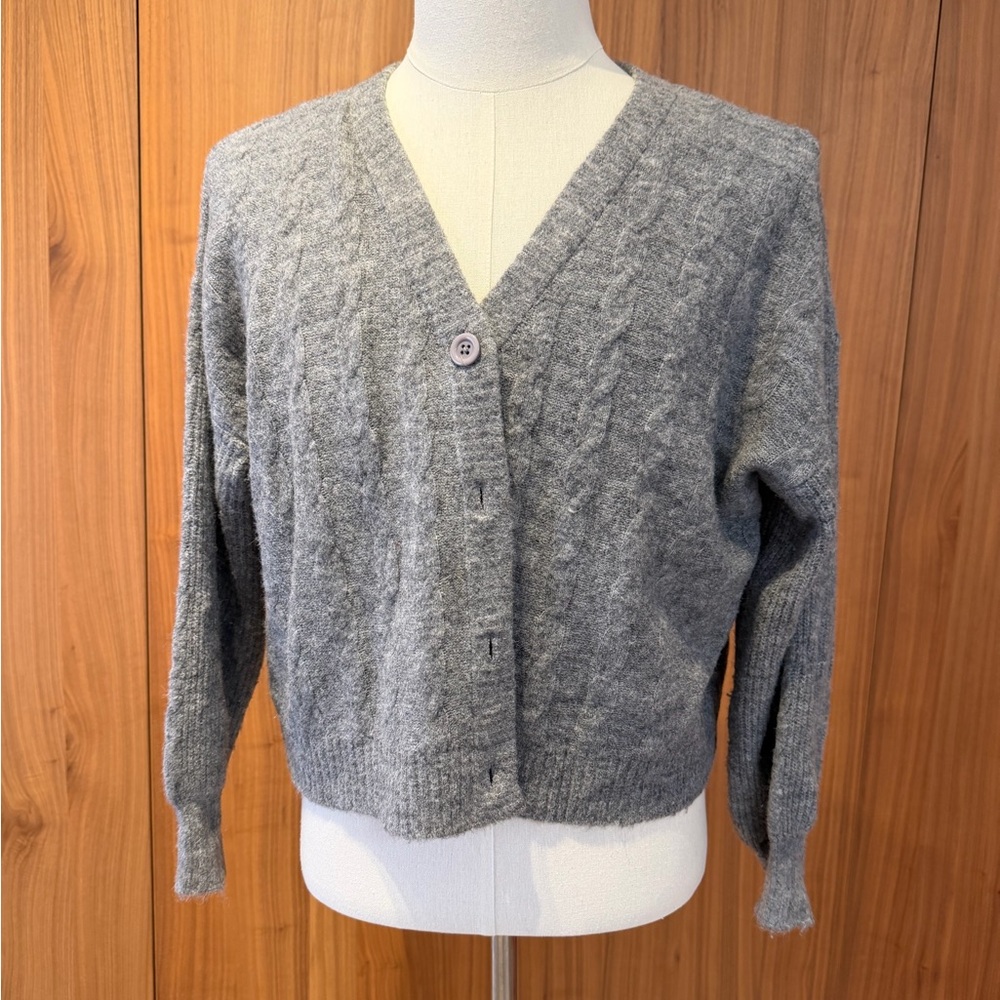 Cost Plus World Market Gray Women's Cardigan—one size